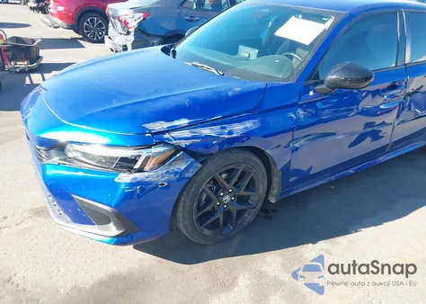 2023 Honda Civic Sport z USA, uszkodzony, nr VIN 2HGFE2F53PH551072